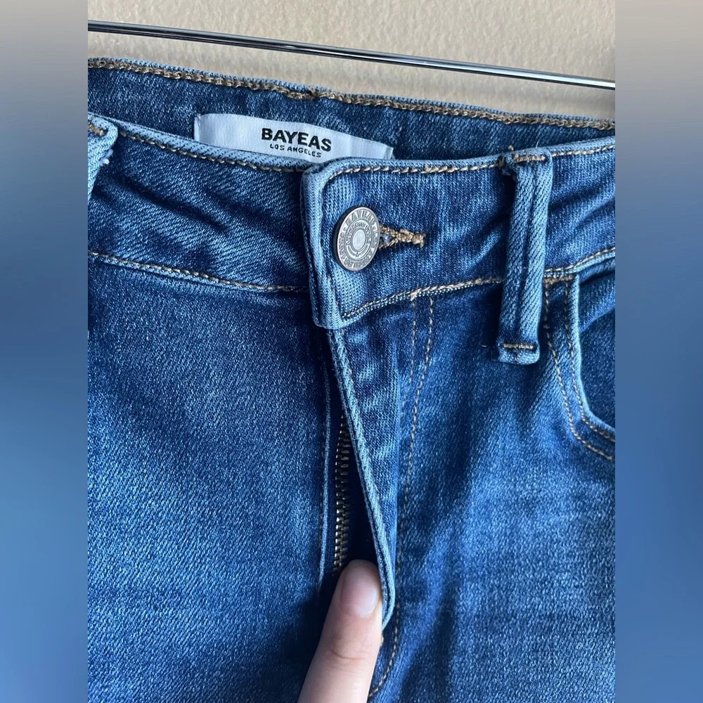 Bayeas Women Blue Denim Jeans Size 28 - Picture 2 of 8